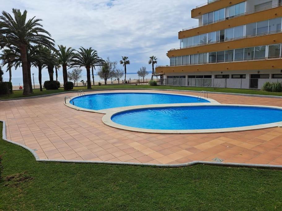 Holiday Center Apartamento Vistas Mar, Acceso Directo Playa Y Piscina Rosas Exterior foto