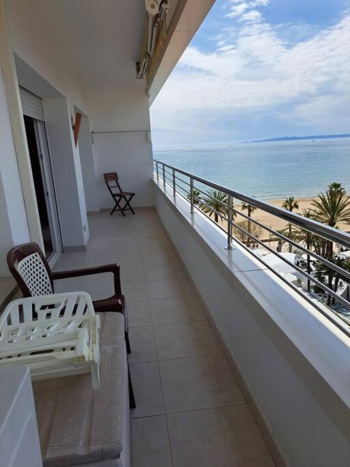 Holiday Center Apartamento Vistas Mar, Acceso Directo Playa Y Piscina Rosas Exterior foto